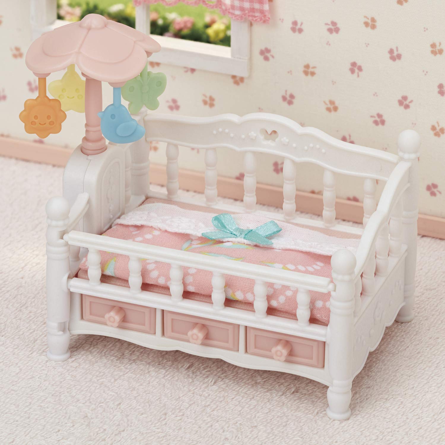 Foto 7 pulgar | Juego De Muebles Para Casa De Muñecas Crib Calico Critters Interactive - Venta Internacional.