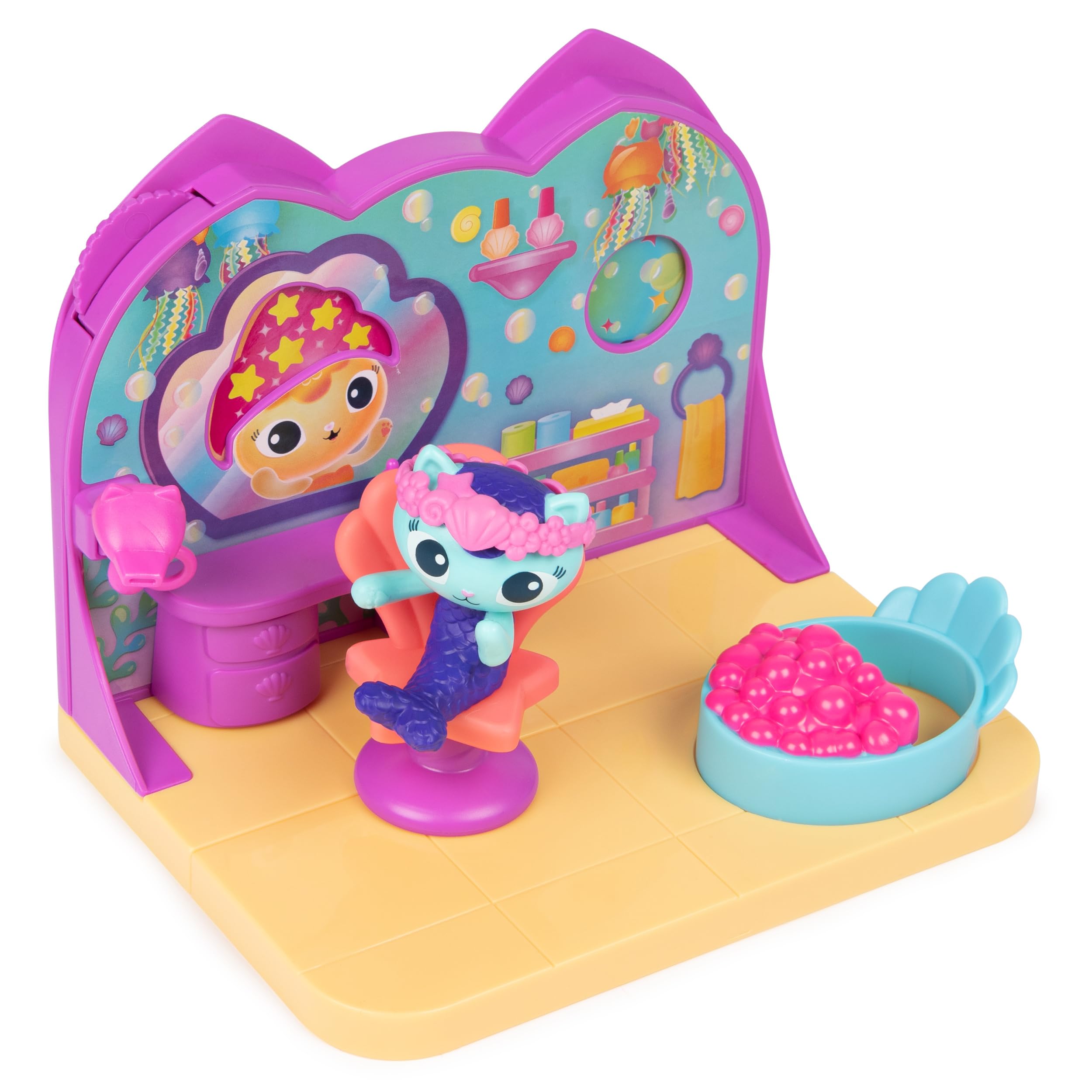 Foto 2 pulgar | Playset Gabby's Dollhouse Mercat's Spa Room Con Figura De Más De 3 Años - Venta Internacional.