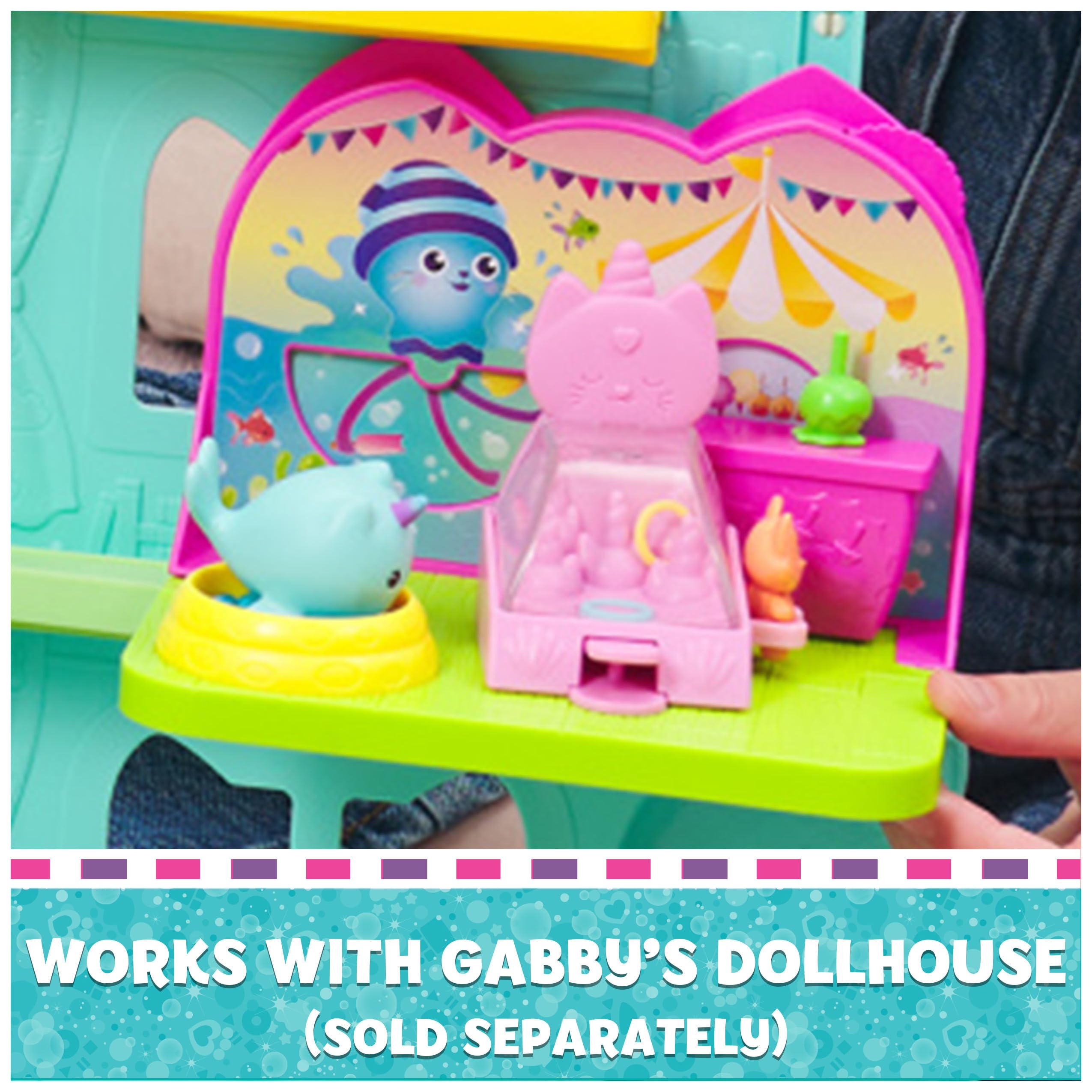 Foto 4 | La Casa De Muñecas Toy Gabby's Carnival Room De Kitty Narwhal Durante Más De 3 Años - Venta Internacional.