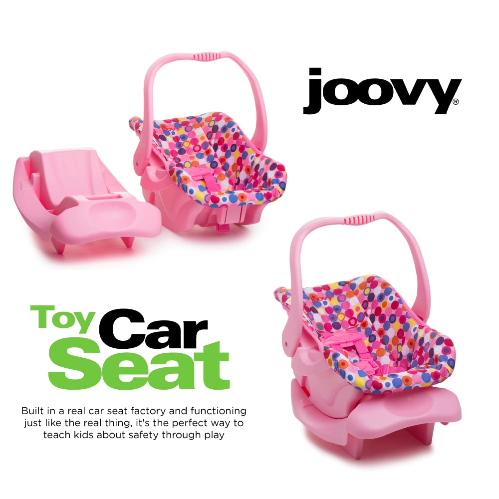 Foto 4 pulgar | Asiento De Coche De Juguete Joovy Para Portabebés Con Sistema De Cierre, Color Rosa - Venta Internacional.