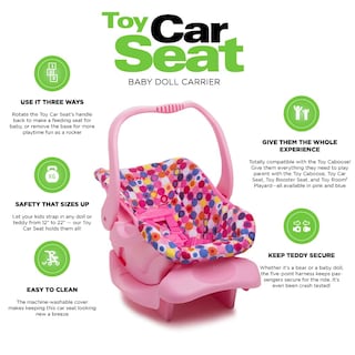 Foto 5 | Asiento De Coche De Juguete Joovy Para Portabebés Con Sistema De Cierre, Color Rosa - Venta Internacional.