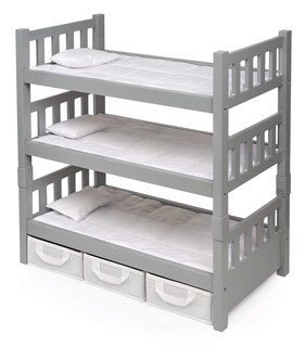 Foto 1 | Litera De Juguete Con Forma De Tejón, 1-2-3, Convertible Con Almacenamiento, Color Gris - Venta Internacional.