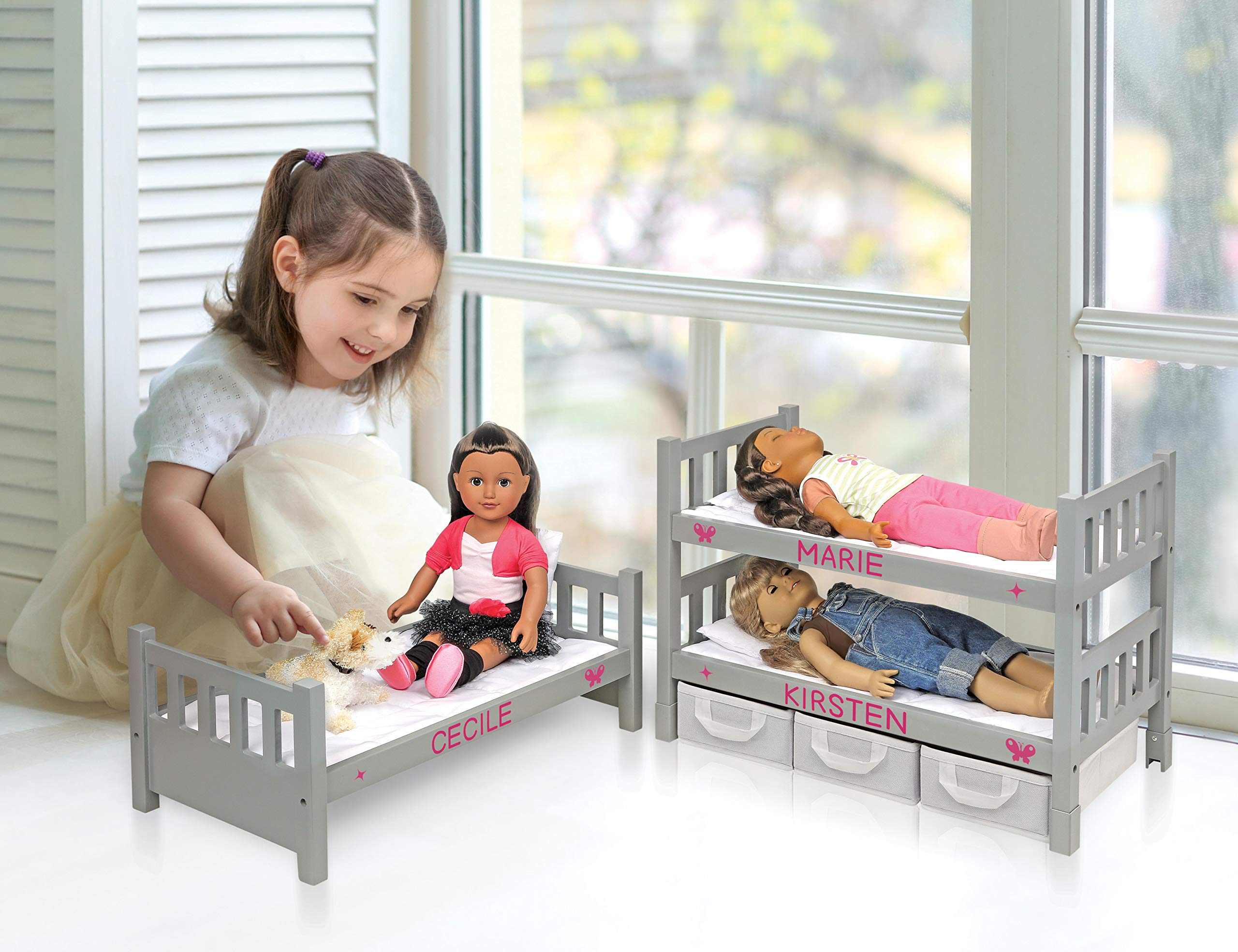 Foto 4 | Litera De Juguete Con Forma De Tejón, 1-2-3, Convertible Con Almacenamiento, Color Gris - Venta Internacional.