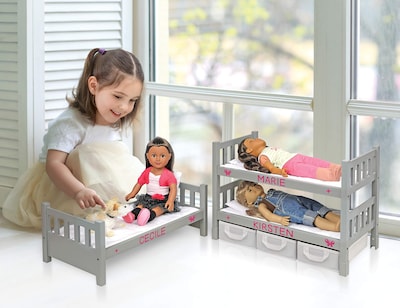Foto 4 | Litera De Juguete Con Forma De Tejón, 1-2-3, Convertible Con Almacenamiento, Color Gris - Venta Internacional.