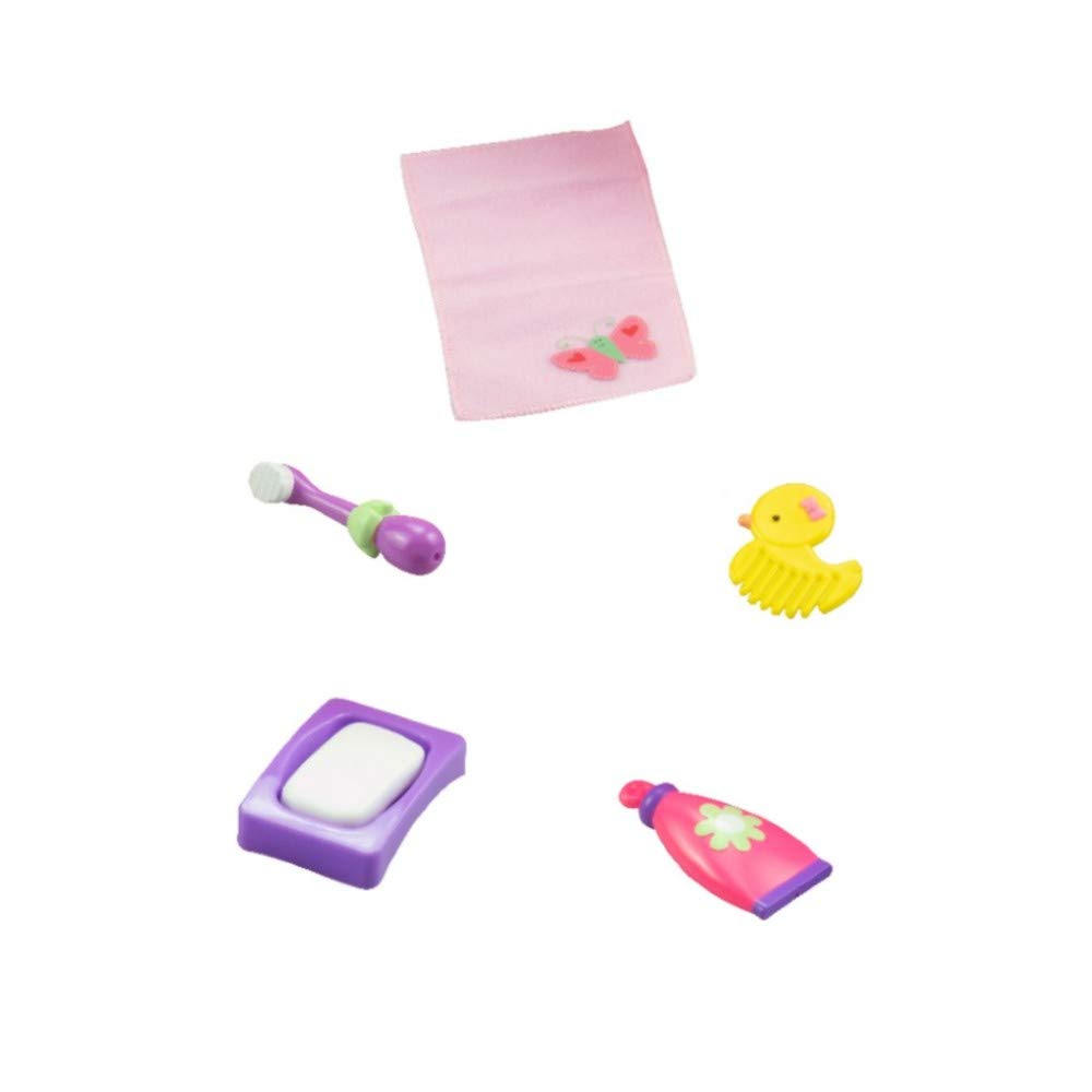 Foto 4 | Set De Baño Para Muñecas Jc Toys Para Recién Nacidos, Realista, Con Accesorios - Venta Internacional.