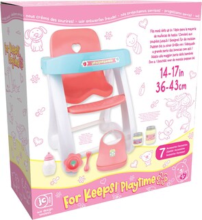 Foto 2 | ¡silla Alta Baby Doll Jc Toys Para Mantener La Hora De Jugar! Rosado - Venta Internacional.
