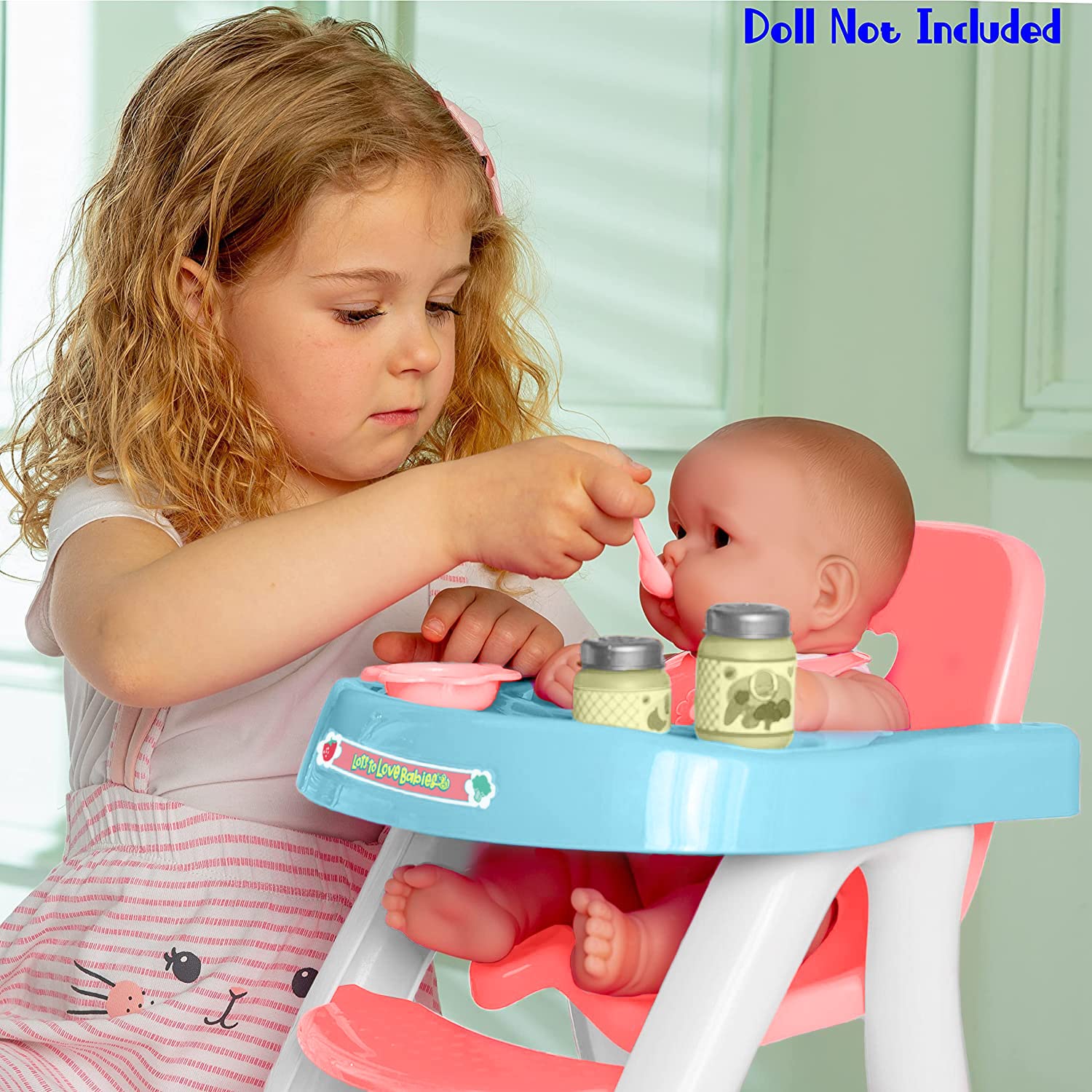 Foto 7 pulgar | ¡silla Alta Baby Doll Jc Toys Para Mantener La Hora De Jugar! Rosado - Venta Internacional.