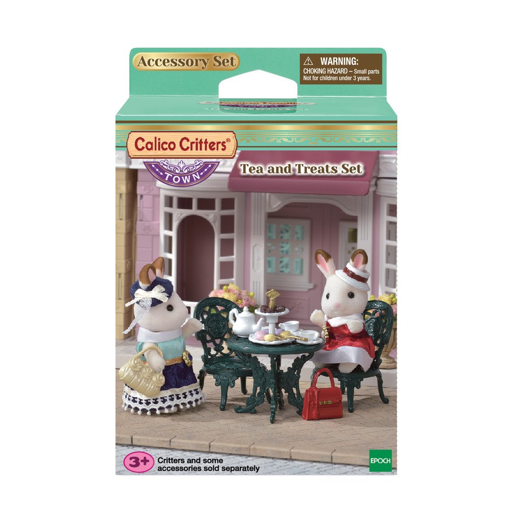 Foto 2 pulgar | Set De Té Y Golosinas Calico Critters Town Series Con Muebles - Venta Internacional.