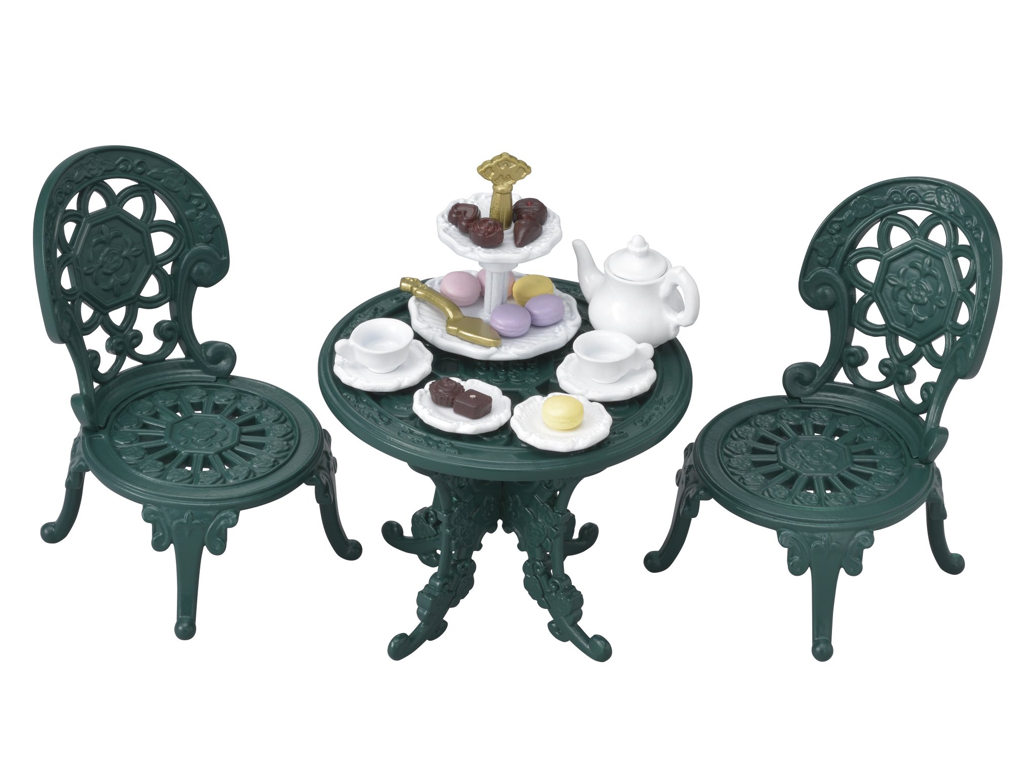 Foto 2 | Set De Té Y Golosinas Calico Critters Town Series Con Muebles - Venta Internacional.