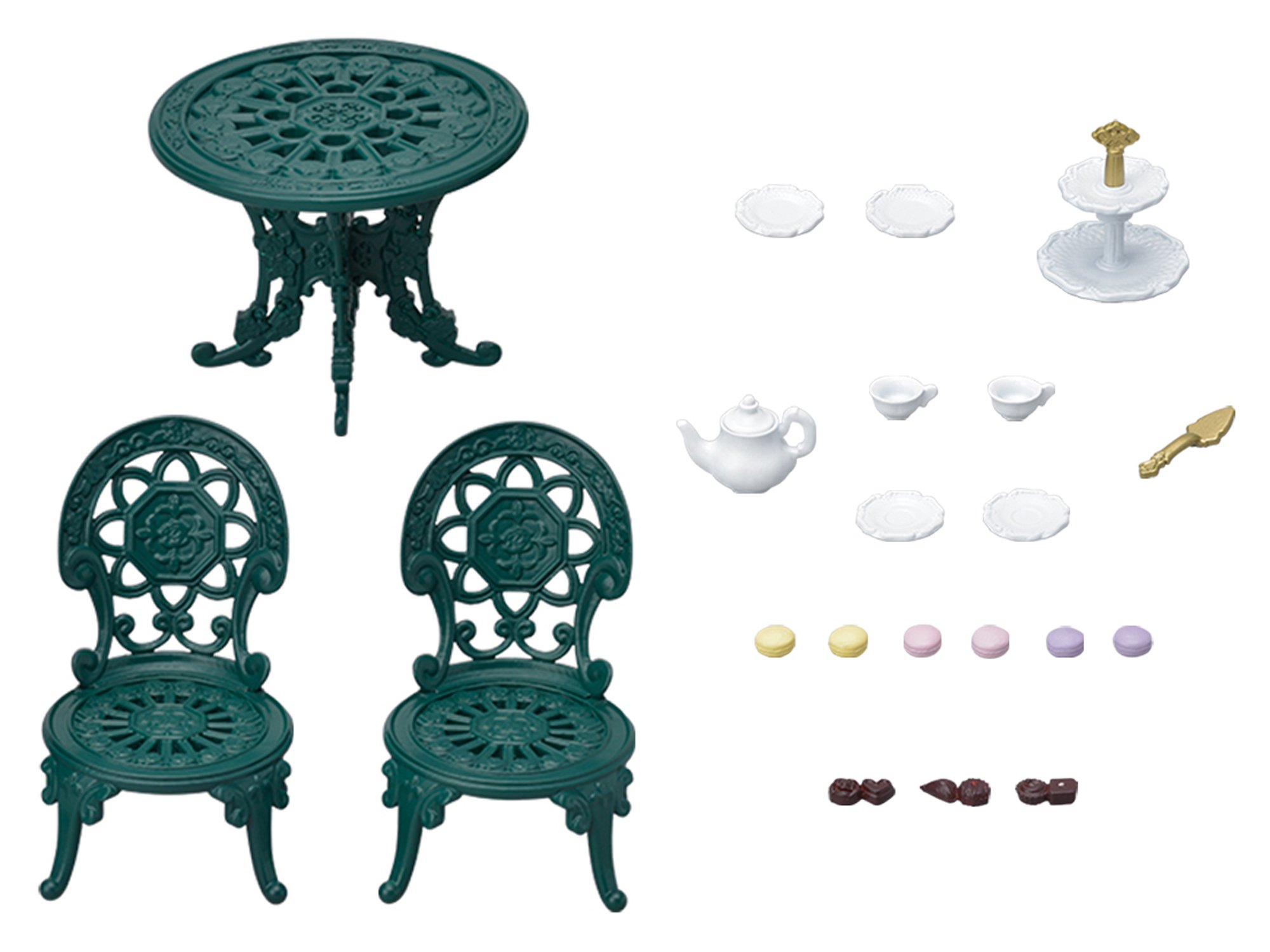 Foto 4 pulgar | Set De Té Y Golosinas Calico Critters Town Series Con Muebles - Venta Internacional.