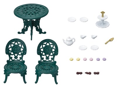 Foto 3 | Set De Té Y Golosinas Calico Critters Town Series Con Muebles - Venta Internacional.