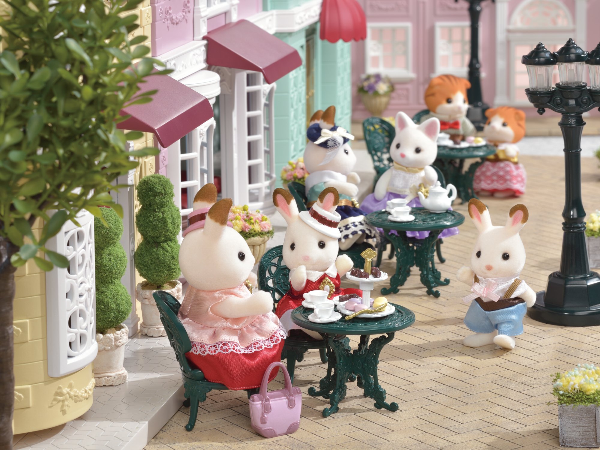 Foto 8 pulgar | Set De Té Y Golosinas Calico Critters Town Series Con Muebles - Venta Internacional.