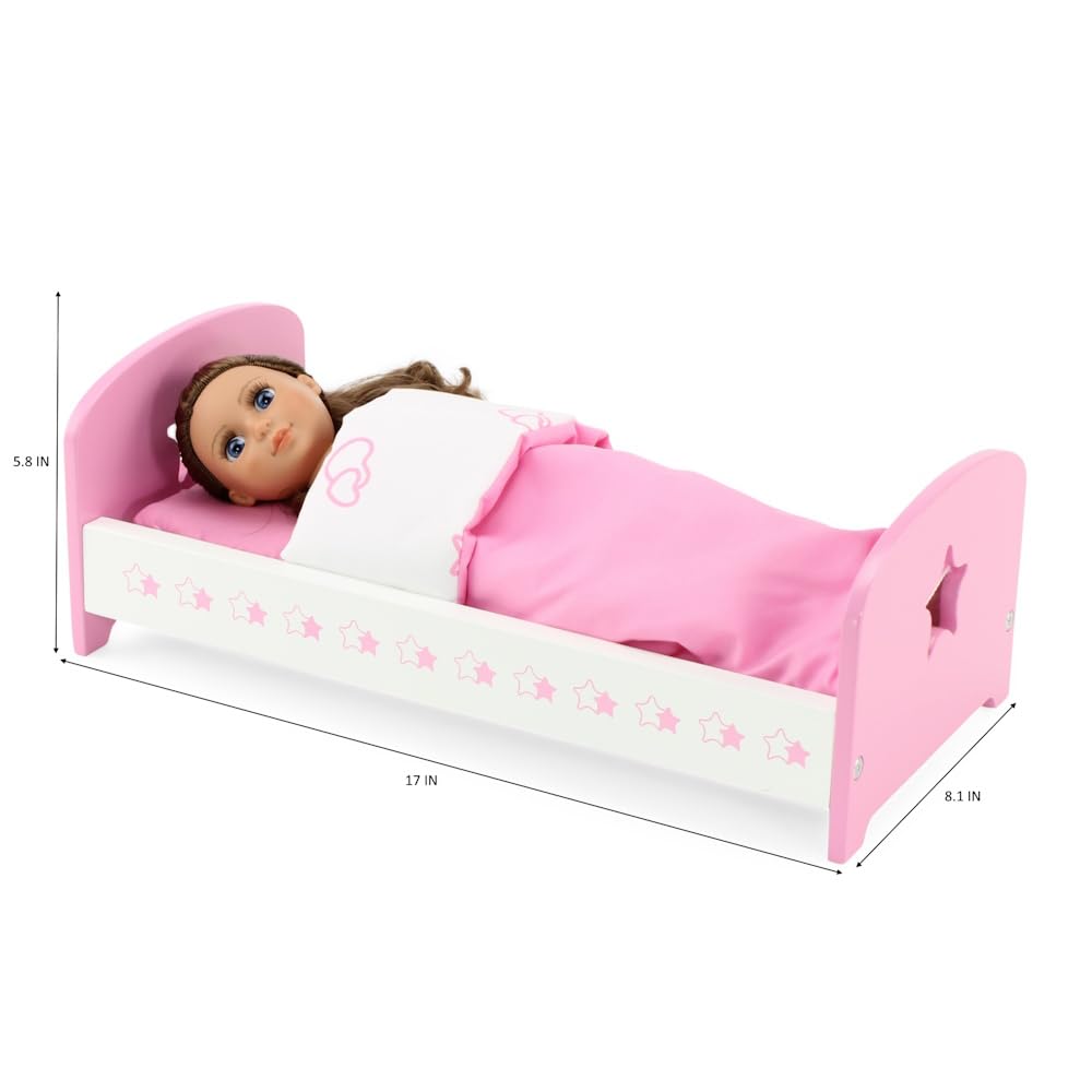 Foto 7 pulgar | Cama Rosa Emily Rose para Muñecas-Venta Internacional