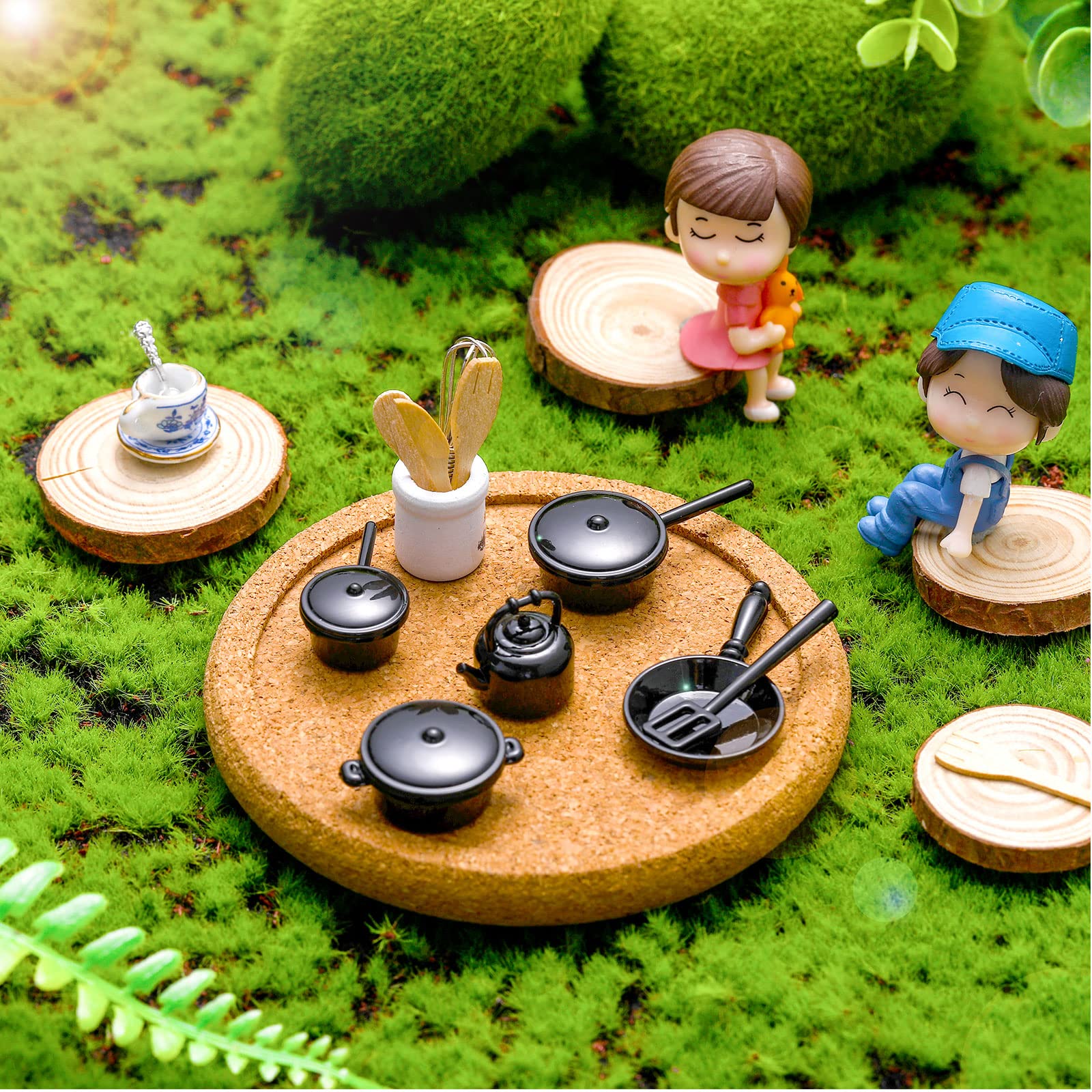 Foto 6 pulgar | Juego De Accesorios De Cocina Zhanmai Para Casas De Muñecas Miniatures, 47 Piezas - Venta Internacional.