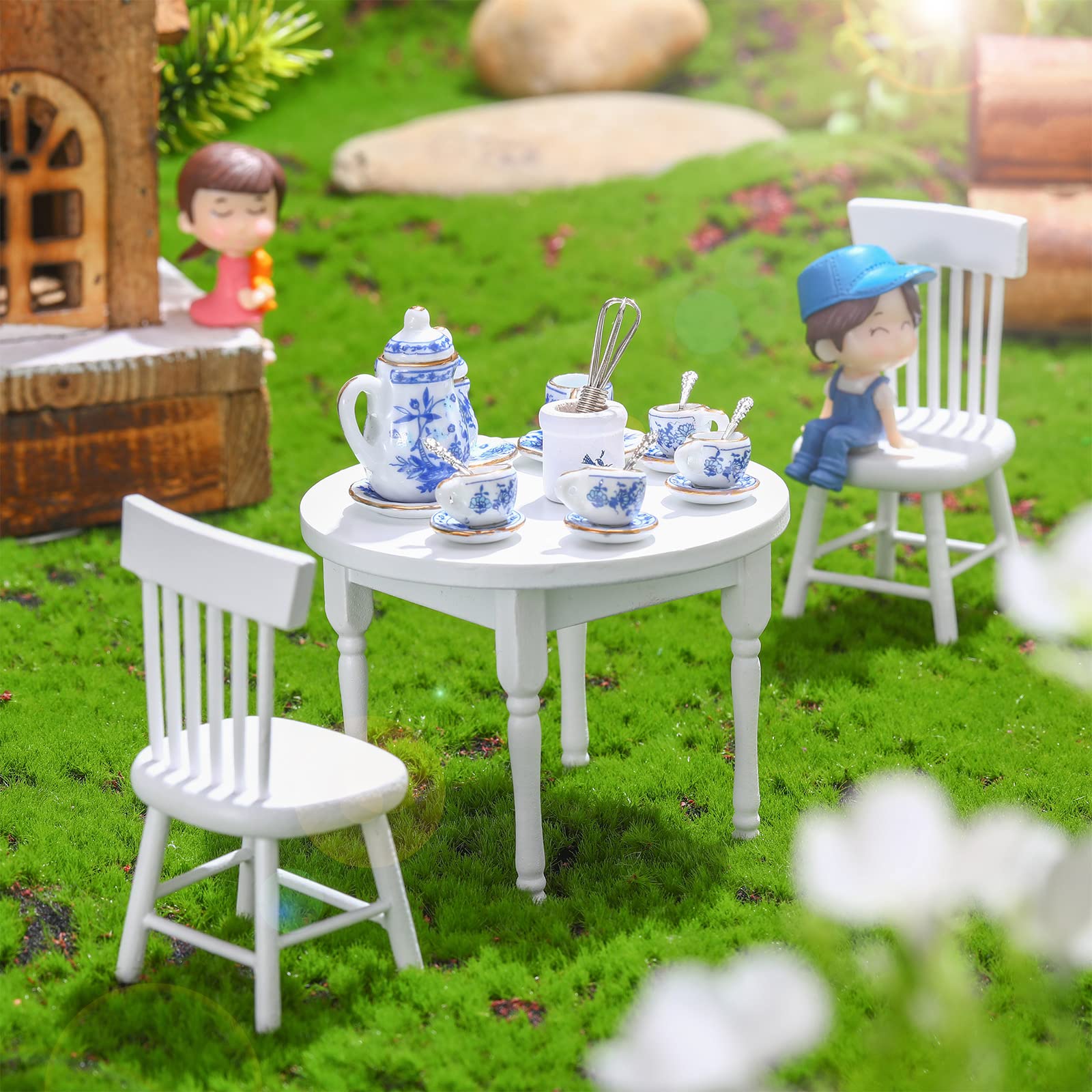 Foto 6 | Juego De Accesorios De Cocina Zhanmai Para Casas De Muñecas Miniatures, 47 Piezas - Venta Internacional.