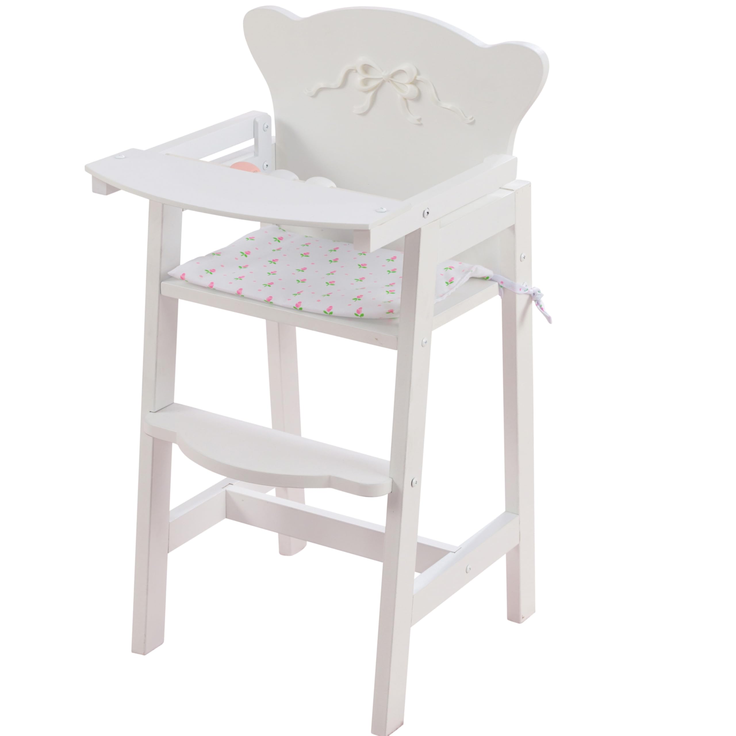 Foto 2 pulgar | Silla para Muñecas de Juguete KidKraft Blanca Tiffany Bow con Borde Festoneado de Madera - Venta Internacional