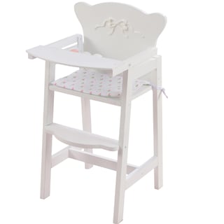 Foto 1 | Silla para Muñecas de Juguete KidKraft Blanca Tiffany Bow con Borde Festoneado de Madera - Venta Internacional