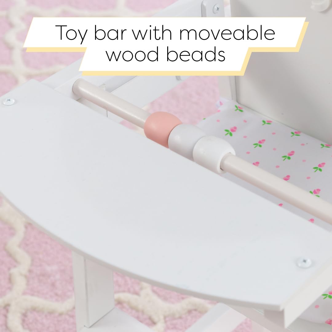 Foto 3 pulgar | Silla para Muñecas de Juguete KidKraft Blanca Tiffany Bow con Borde Festoneado de Madera - Venta Internacional