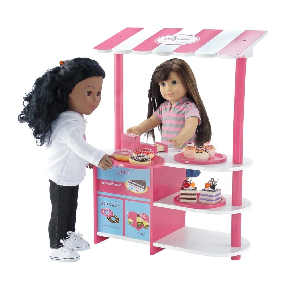 Foto 2 pulgar | Mueble Pretend Bakery Stand Store Para Muñecas De 18 Pulgadas Emily Rose - Venta Internacional.