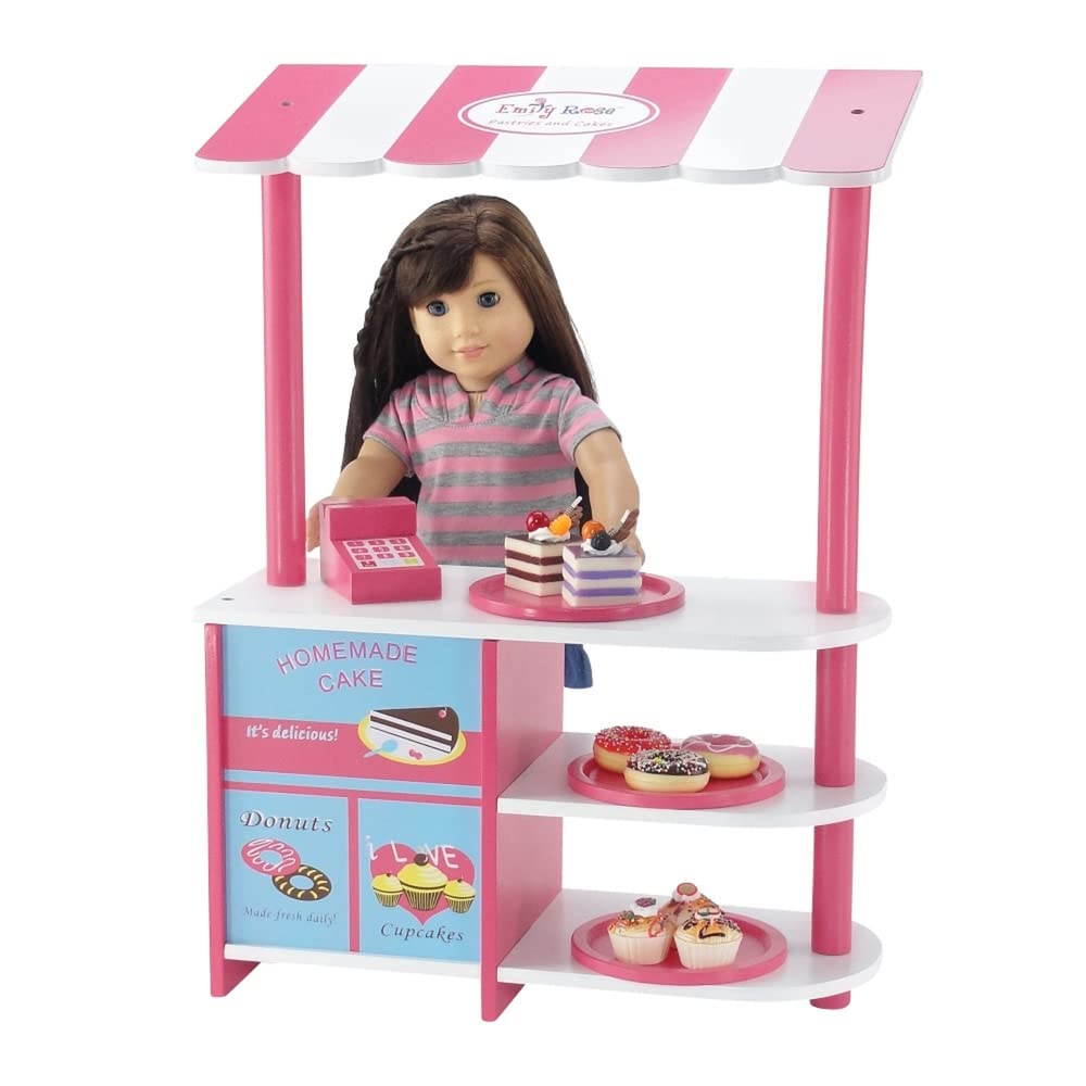 Foto 3 | Mueble Pretend Bakery Stand Store Para Muñecas De 18 Pulgadas Emily Rose - Venta Internacional.