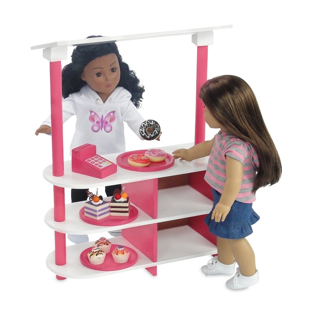 Foto 6 | Mueble Pretend Bakery Stand Store Para Muñecas De 18 Pulgadas Emily Rose - Venta Internacional.