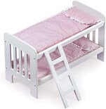 Litera Toy Doll, Cesta Tipo Tejón Con Ropa De Cama A Cuadros Vichy De 20 Pulgadas - Venta Internacional.
