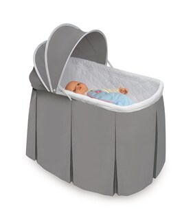 Foto 4 | Cesta De Tejón Para Muñecas De Juguete Con Base Mecedora Y Espacio De Almacenamiento De 20 Pulgadas - Venta Internac