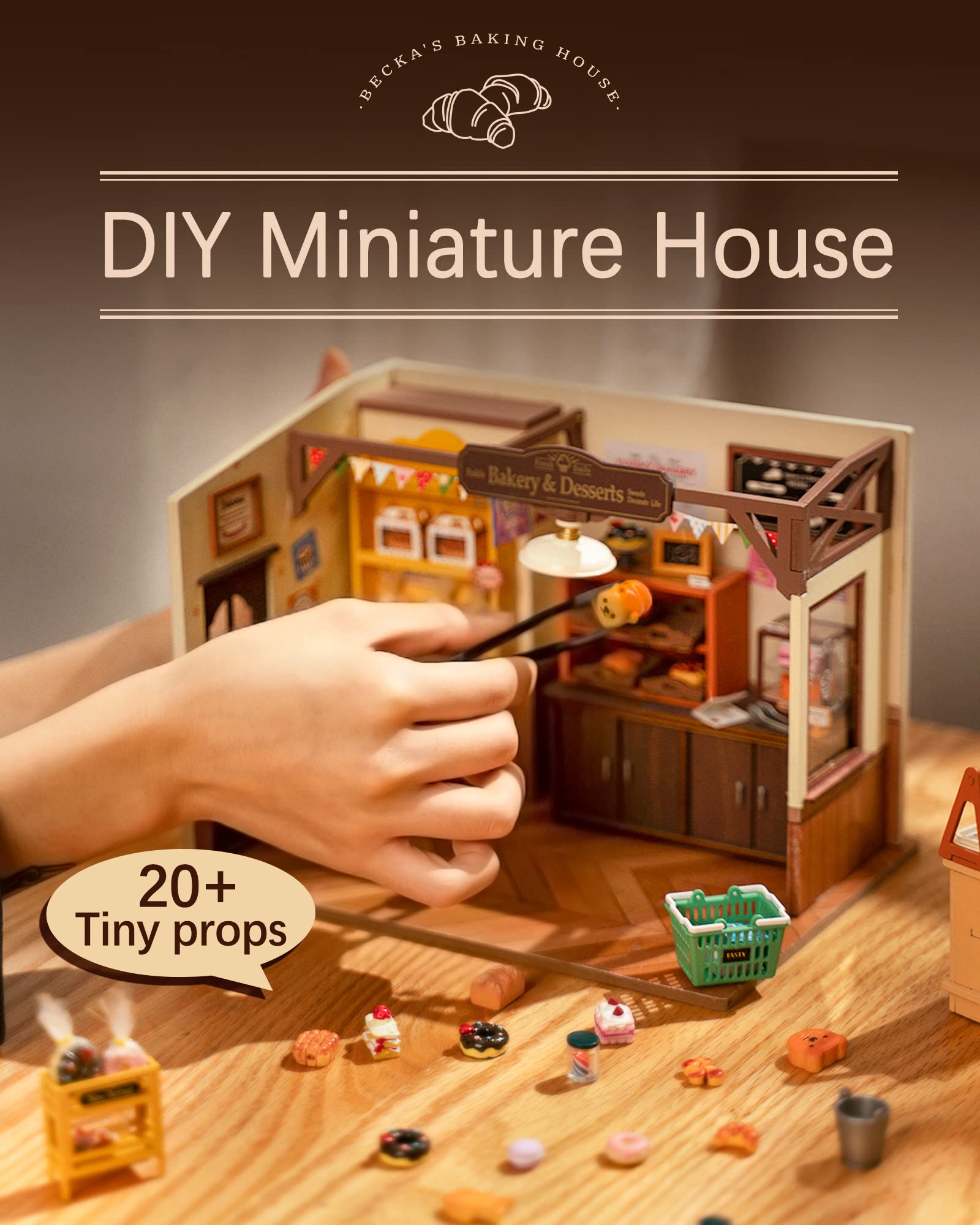 Foto 4 pulgar | Kit De Casa En Miniatura Rolife Becka's Baking House Con Led 1:20 - Venta Internacional.