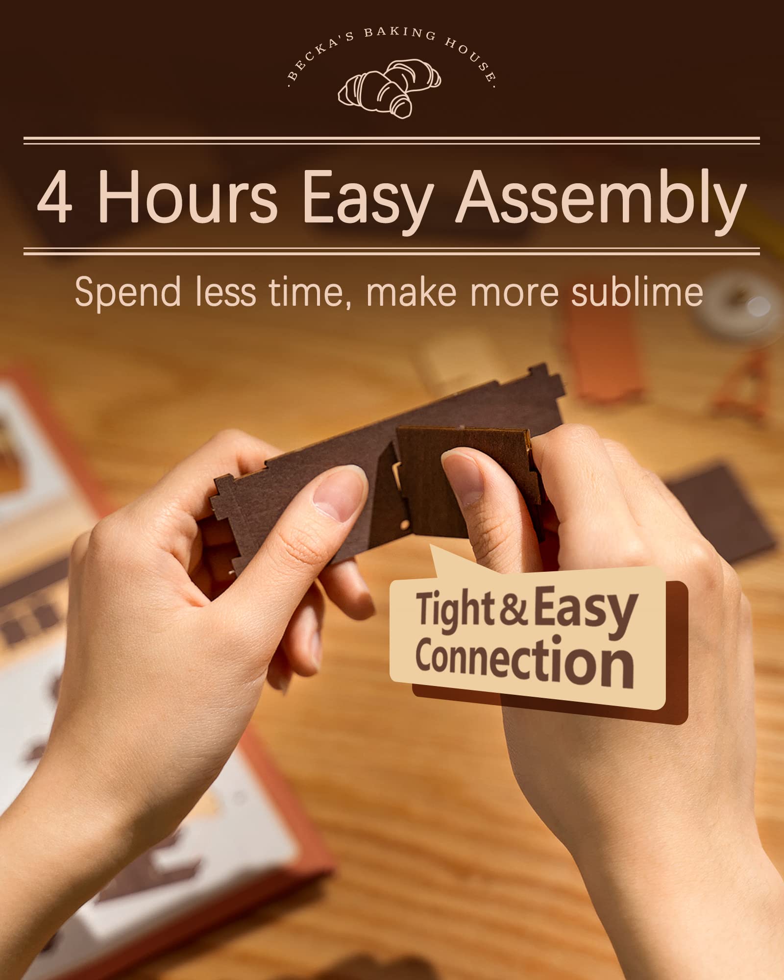 Foto 5 pulgar | Kit De Casa En Miniatura Rolife Becka's Baking House Con Led 1:20 - Venta Internacional.