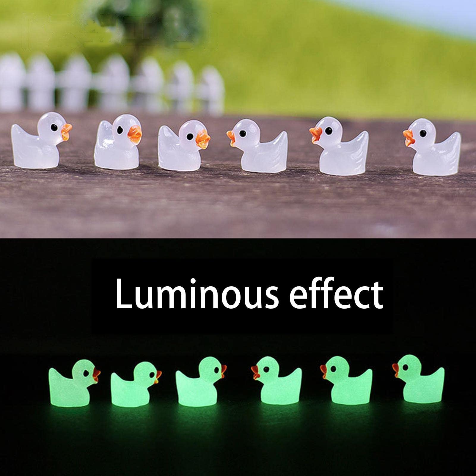 Foto 2 | Minipatos Luminosos De Resina Para Decoración De Casas De Muñecas De Jardín - Venta Internacional.