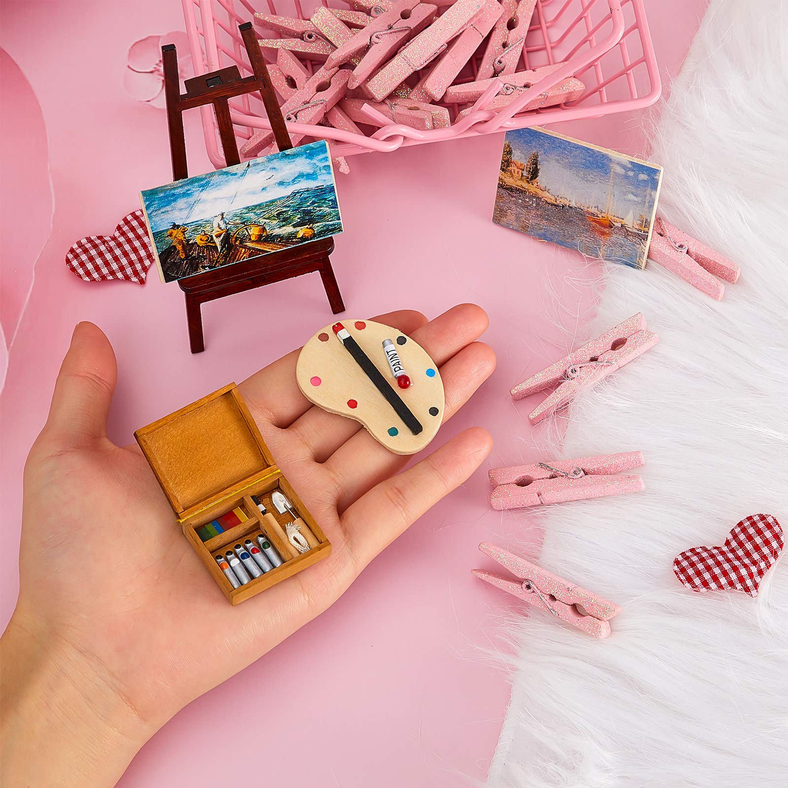 Foto 4 pulgar | Set De Accesorios Para Pintar Casas De Muñecas En Miniatura Skylety - Venta Internacional.