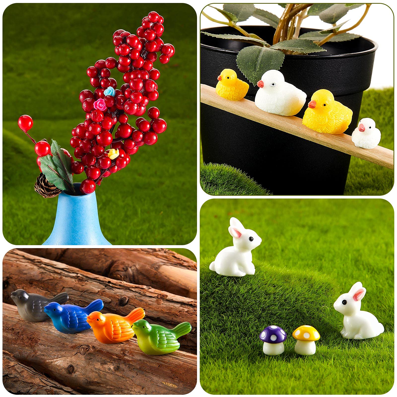 Foto 3 pulgar | Figuras De Animales En Miniatura De Resina Skylety, 100 Unidades, Para Bricolaje - Venta Internacional.