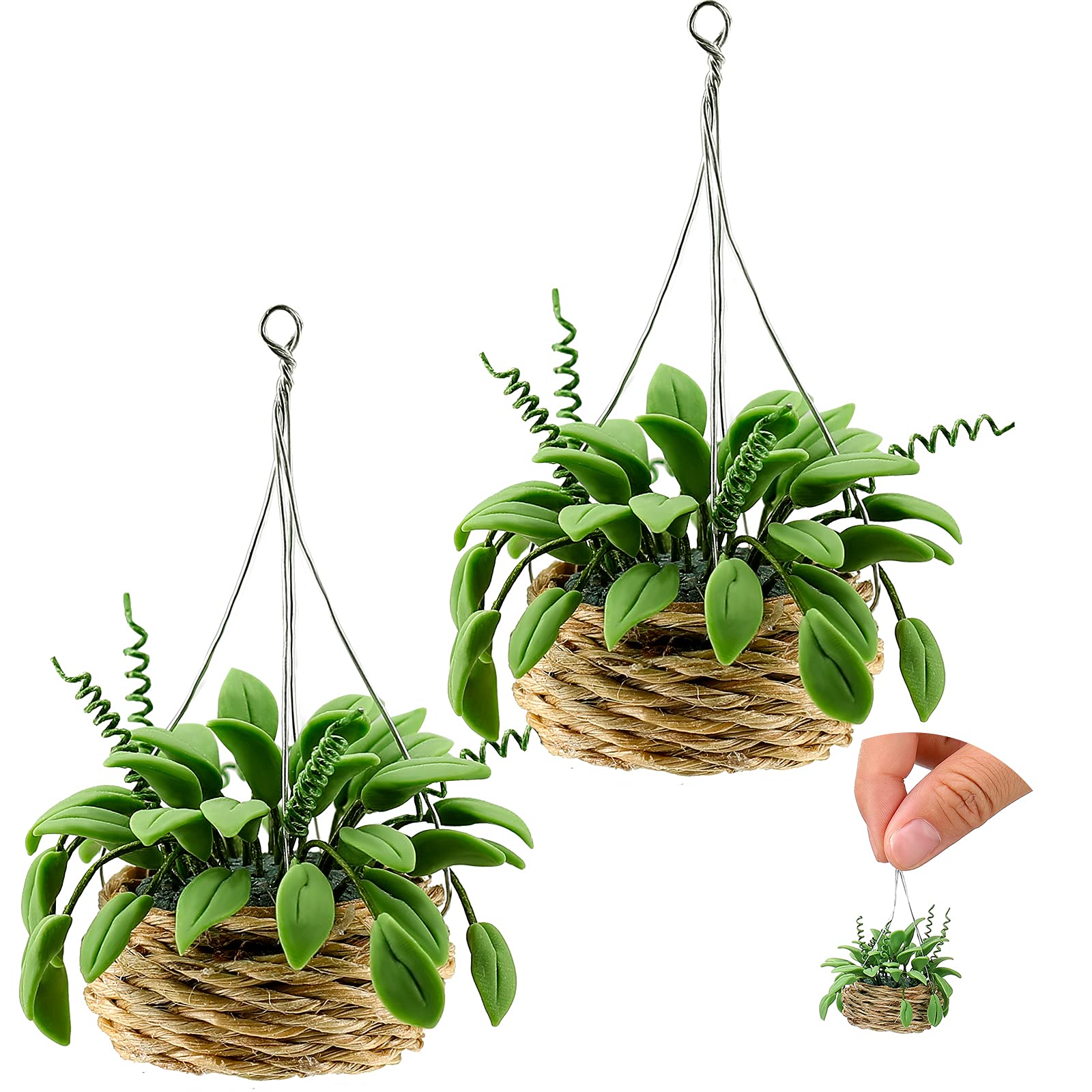 Foto 2 pulgar | Casa De Muñecas Con Plantas En Miniatura Skylety, 2 Piezas, Para Decoración - Venta Internacional.