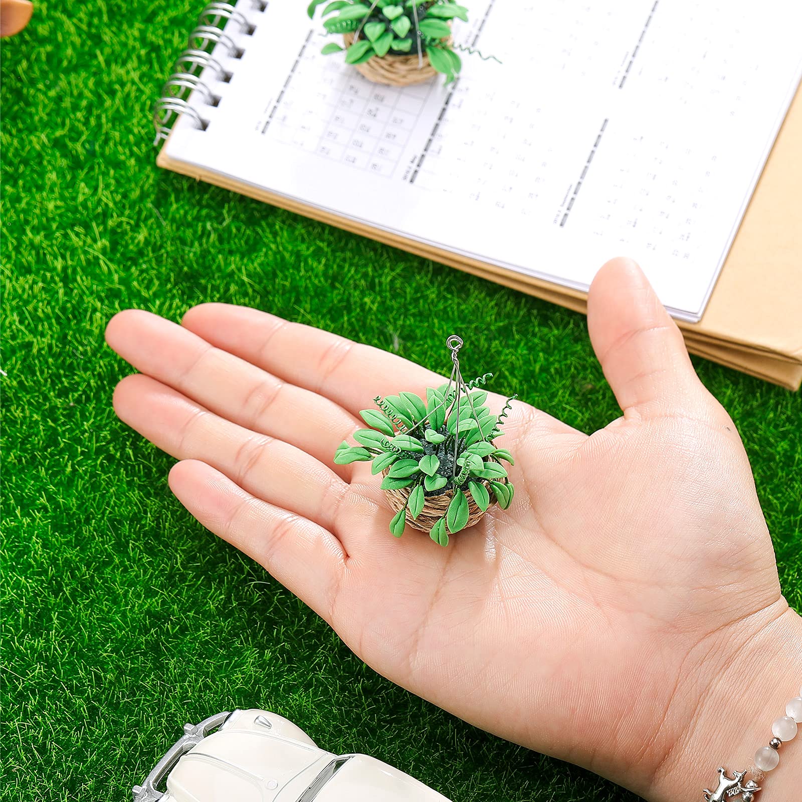 Foto 4 pulgar | Casa De Muñecas Con Plantas En Miniatura Skylety, 2 Piezas, Para Decoración - Venta Internacional.