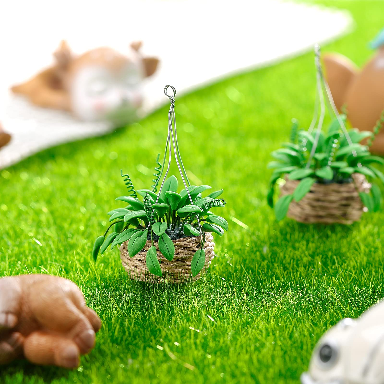 Foto 6 pulgar | Casa De Muñecas Con Plantas En Miniatura Skylety, 2 Piezas, Para Decoración - Venta Internacional.