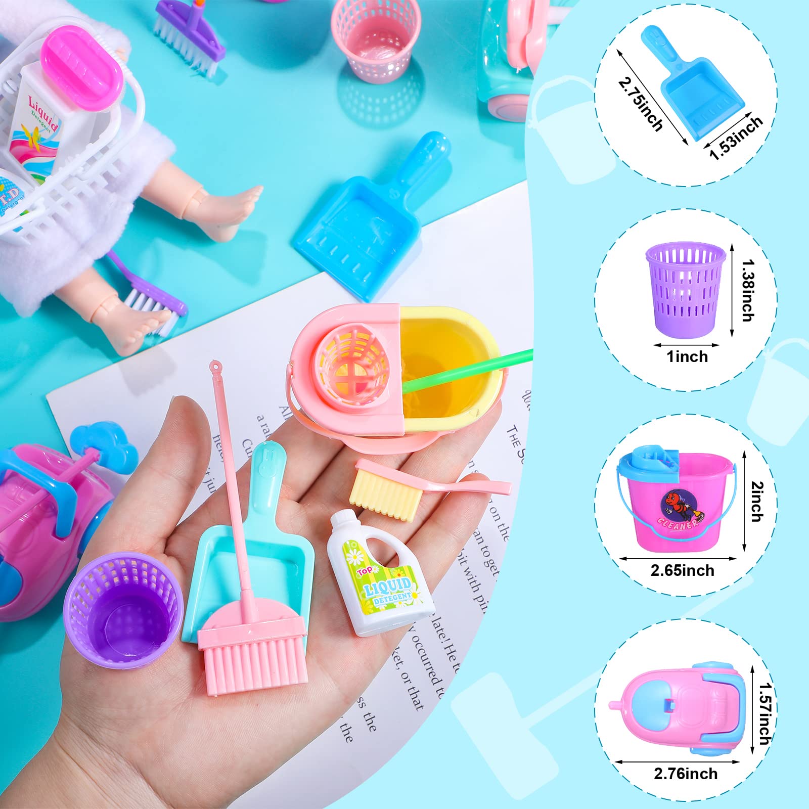 Foto 4 pulgar | Suministros De Limpieza Para Tareas Domésticas En Miniatura, 22 Unidades, Skylety - Venta Internacional.