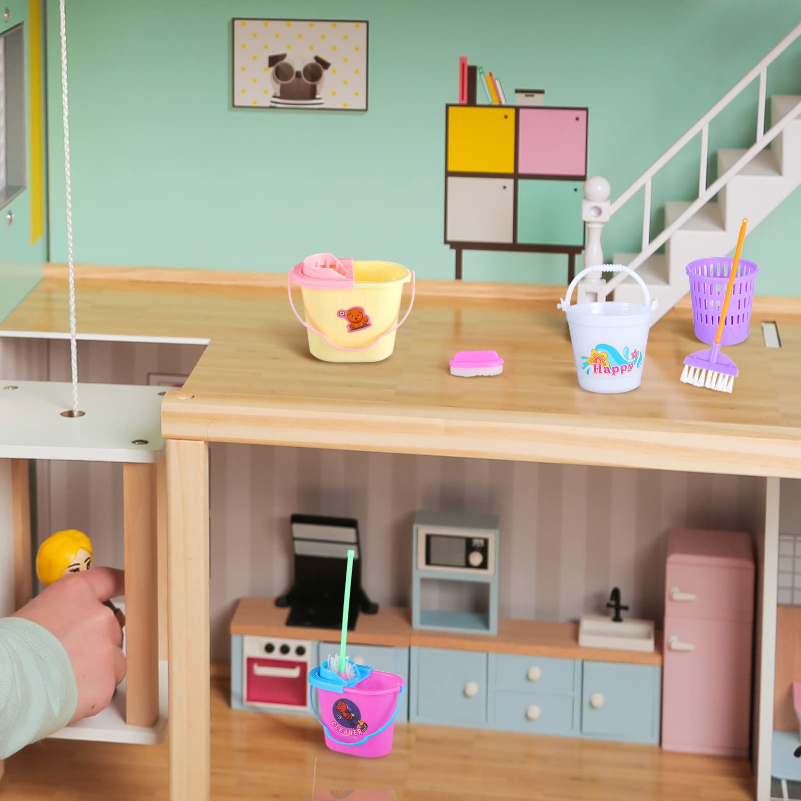 Foto 6 | Suministros De Limpieza Para Tareas Domésticas En Miniatura, 22 Unidades, Skylety - Venta Internacional.