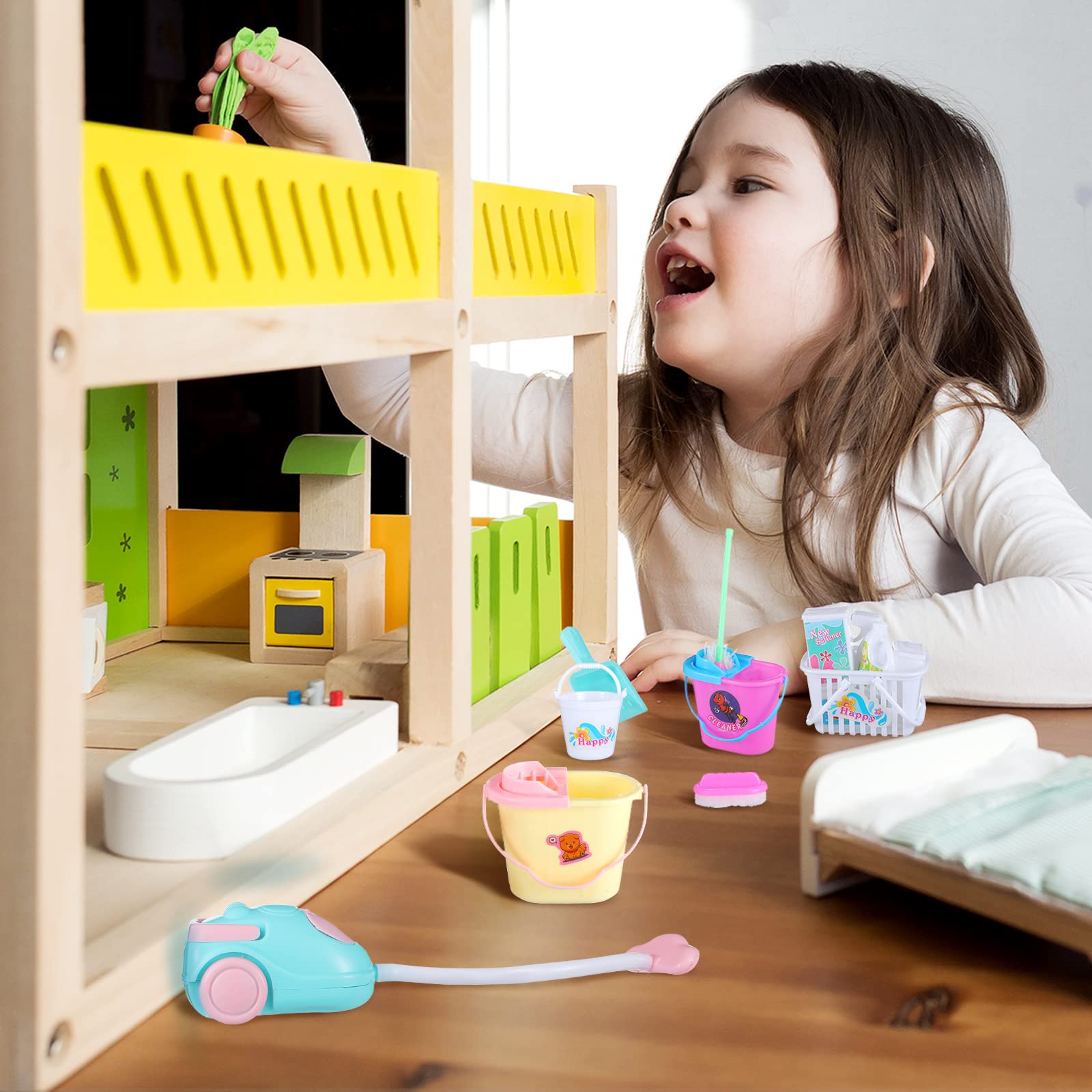 Foto 7 | Suministros De Limpieza Para Tareas Domésticas En Miniatura, 22 Unidades, Skylety - Venta Internacional.