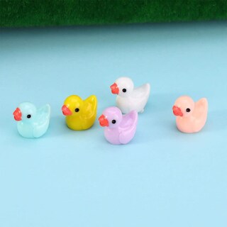 Foto 2 | Adorno En Miniatura Con Forma De Minipato De Resina Para Decoración Artesanal - Venta Internacional.