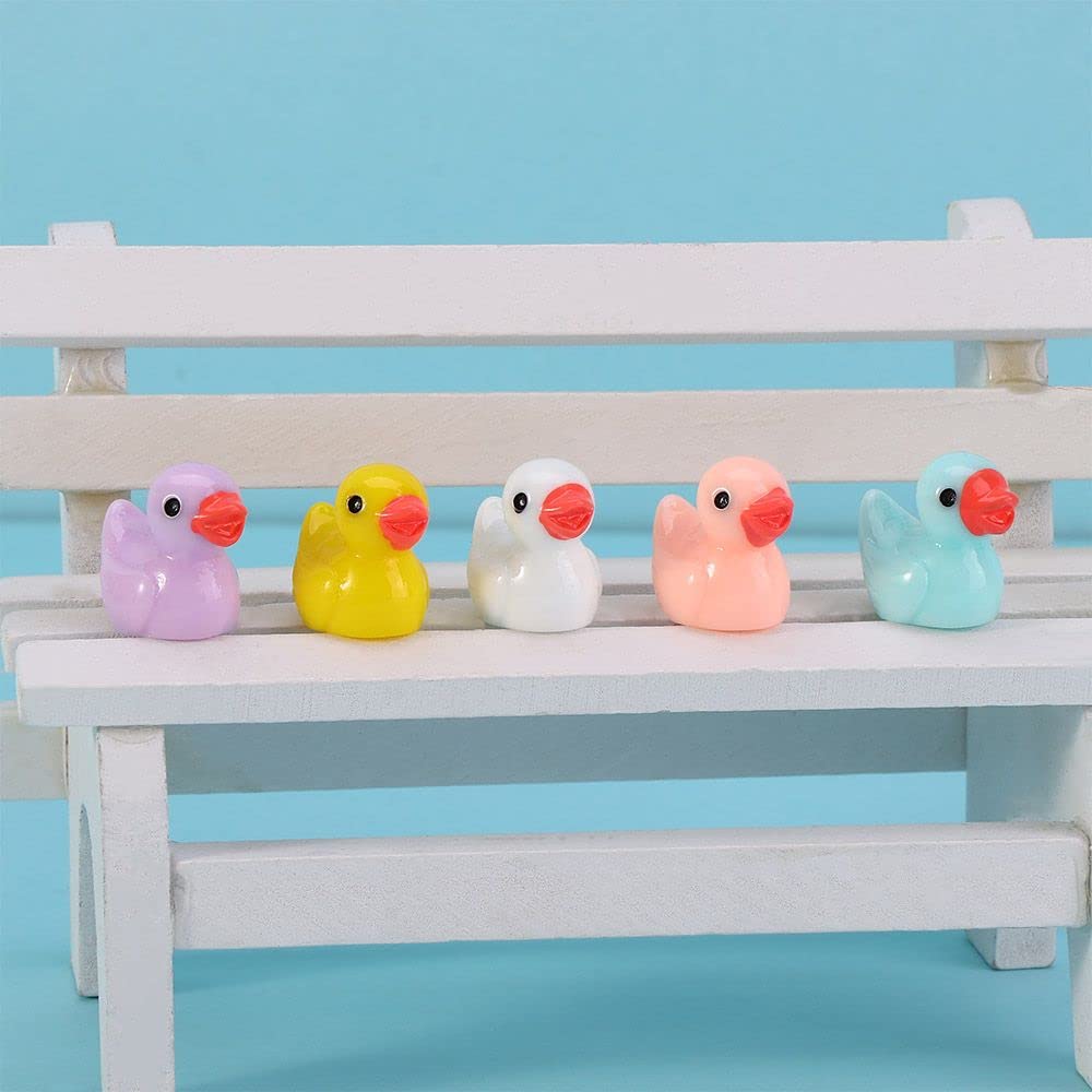 Foto 6 | Adorno En Miniatura Con Forma De Minipato De Resina Para Decoración Artesanal - Venta Internacional.