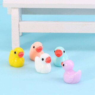 Foto 7 | Adorno En Miniatura Con Forma De Minipato De Resina Para Decoración Artesanal - Venta Internacional.