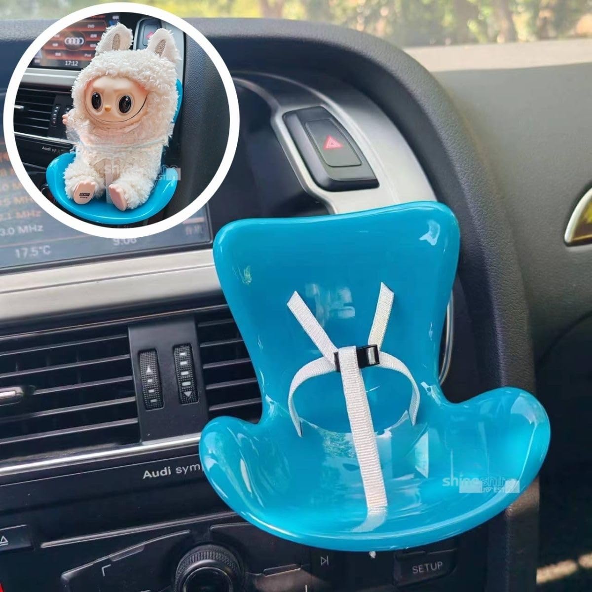 Foto 8 pulgar | Asiento De Seguridad Para Muñecas Labubu, Color Verde, Para Muñecas De 10 A 17 Cm - Venta Internacional.