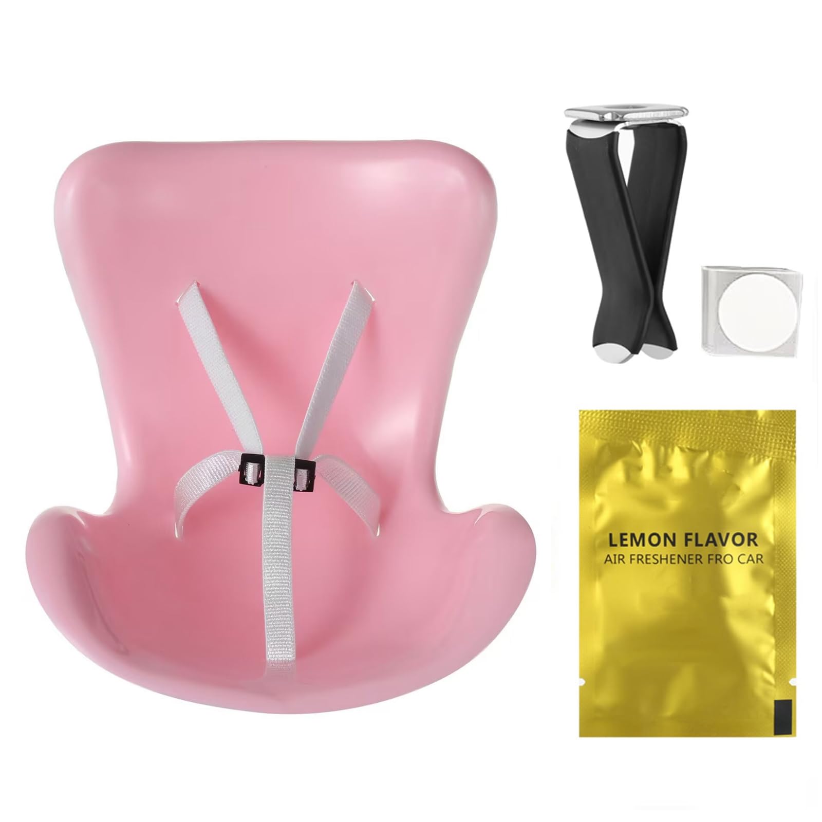 Foto 2 pulgar | Asiento De Coche Labubu, Accesorio Decorativo Para Coche, Plástico Rosa - Venta Internacional.