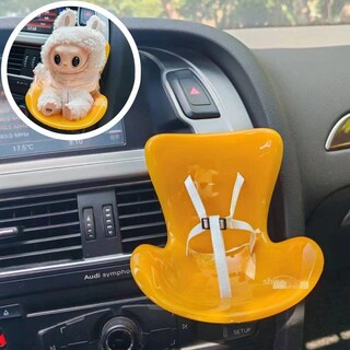 Foto 2 | Asiento De Seguridad Para Muñecas, Modelo Labubu Dolls, 10-17 Cm, Con Soporte, Color Naranja - Venta Internacional.