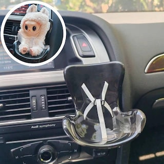 Foto 7 | Asiento De Seguridad Para Muñecas, Modelo Labubu Dolls, 10-17 Cm, Con Soporte, Color Naranja - Venta Internacional.