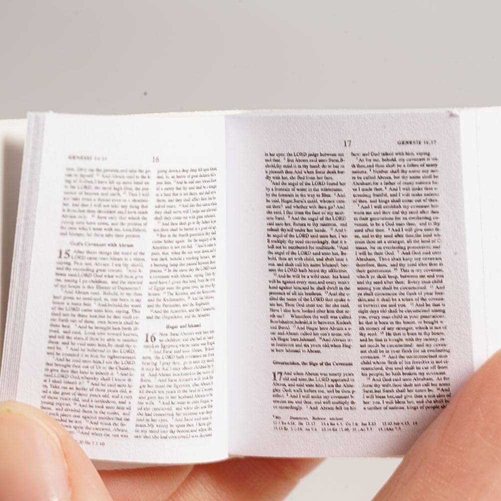 Foto 8 pulgar | Minilibro Tsugar Mini Bible Pocket 1/12 Dollhouse - Venta Internacional.