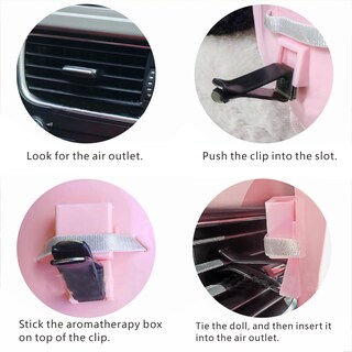Foto 3 | Asiento De Seguridad Para Muñecas Labubu Dolls, 10-17 Cm, Rosa A La Moda - Venta Internacional.