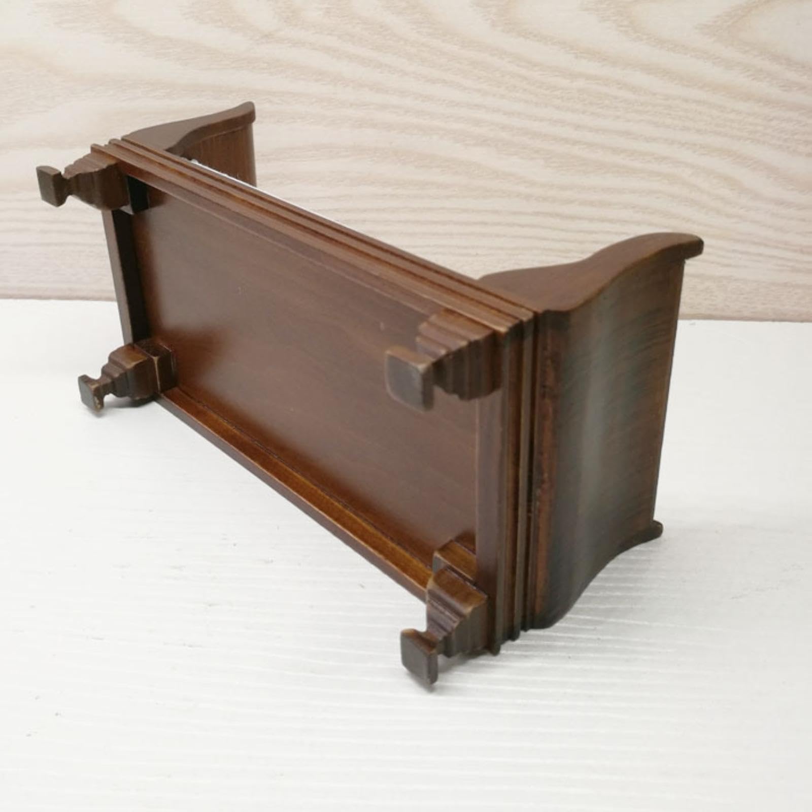 Foto 3 pulgar | Cama De Madera Dollhouse Furniture, Cama Individual En Miniatura 1/12 - Venta Internacional.