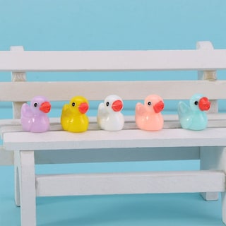Foto 7 | Adorno En Miniatura Con Forma De Minipato De Resina Para Manualidades (azul) - Venta Internacional.