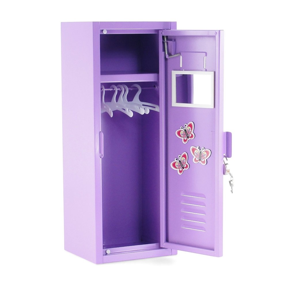 Foto 5 | Armario De Almacenamiento De Ropa Para Muñecas Emily Rose, Morado Brillante, 18 Pulgadas - Venta Internacional.